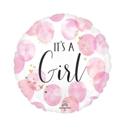 Minimal Balloon Baby Girl