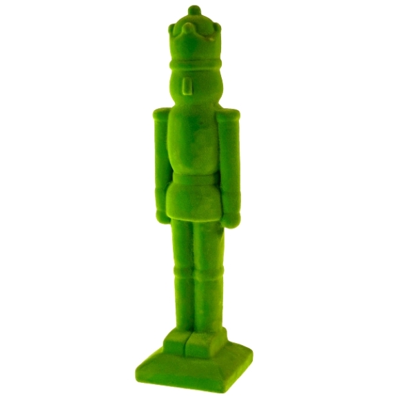 Κεραμικός πράσινος καρυοθράυστης με βελούδινη υφή 30εκ