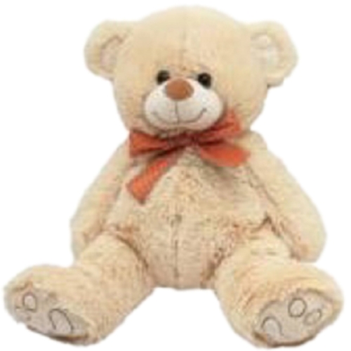 Βrown teddy bear with a bow