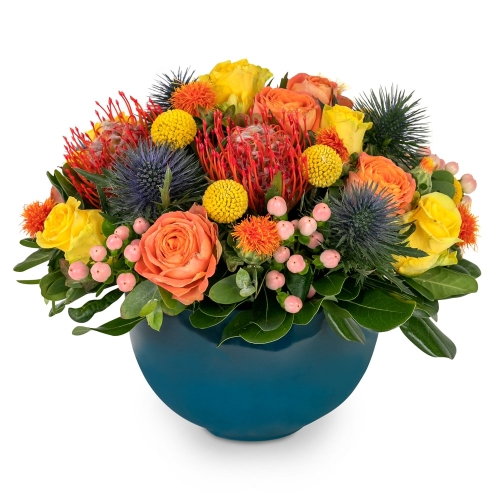 Arrangement in autumn colour