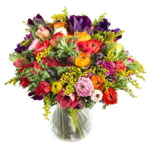 Bouquet with seasonal flowers