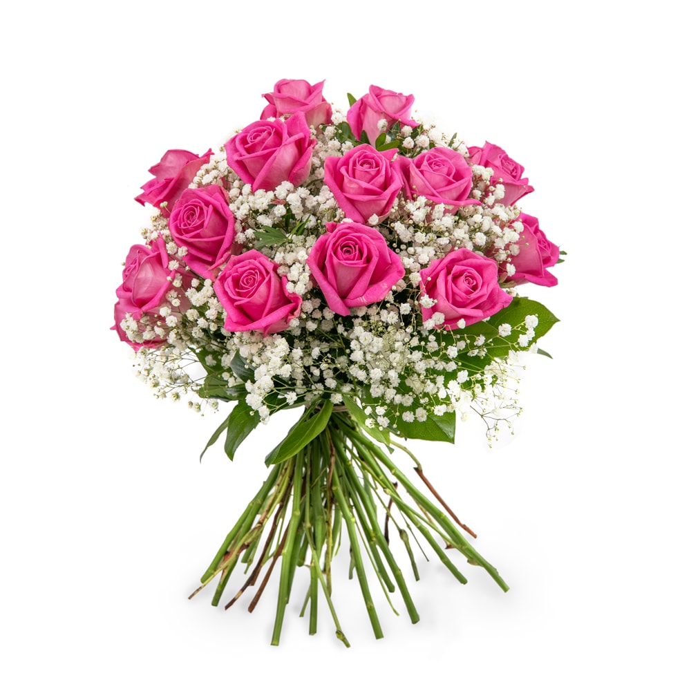 Pink roses bouquet