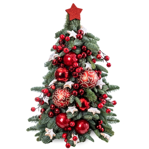 One side decarated Christmas tree 60cm