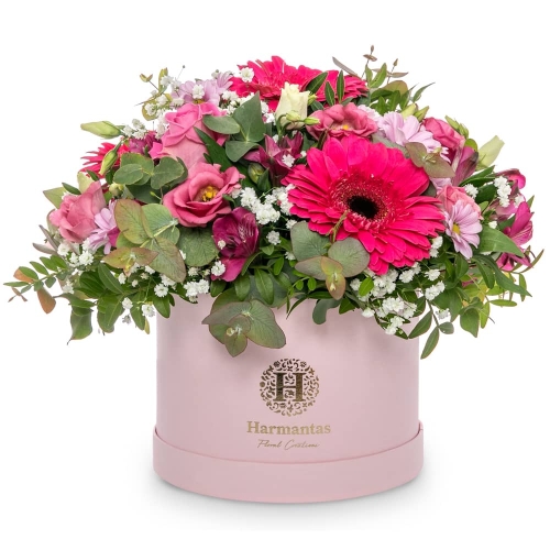 Beautiful arrangement in a box for a girl