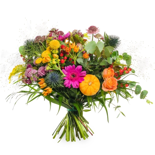 Αφηρημένο μπουκέτο με λουλούδια του φθινοπώρου