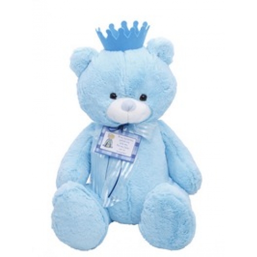 Blue prince teddy bear 48cm