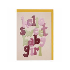 Greeting Card Sweet Baby Girl