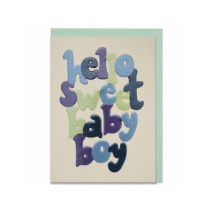 Greeting Card Sweet Baby Boy