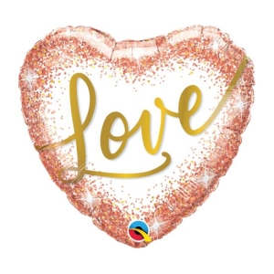 Μπαλόνι Love με χρυσά γράμματα