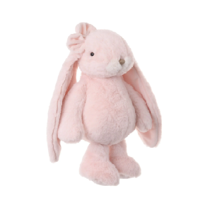 Pink bunny with long ears