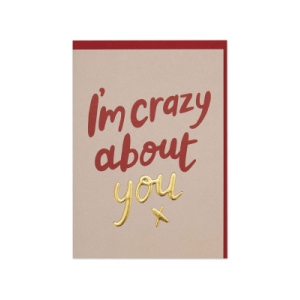 Greeting Card I'm Crazy about you